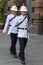 Soldiers from Thai King`s Guards at Grand Palace, Bangkok, Thailand