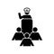 Soldiers, training, seminar, man, orator pictogram icon