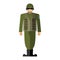 Soldiers. Vector illustration of a military man. Army clothing,