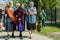 A solemn meeting in honor of Victory Day in World war 2 may 9, 2016 in the Kaluga region in Russia.