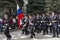 Solemn procession of police of Pyatigorsk in the parade dedicate