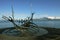 Solfar (Sun Voyager) on Reykjavik\'s waterfront. The sculpture is