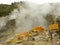 Solfatara of Pozzuoli volcano in Italy near Neaples