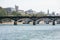 Solferino bridge on Seine river in Paris,