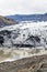 Solheimajokull glacier in Iceland in autumn