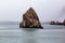 Solid as the rock; or tip of the iceberg, view of a large rock in the Bay