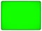 Solid Blank Empty Green Rectangle Screen Abstract with White Outline Border Frame for Broadcast, Background, and Computer Use