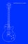 Solid Body Electric Guitar Blueprint