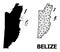 Solid and Carcass Map of Belize