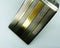 Solid silver and gold cigarette case vintage luxury