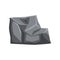 Solid stone with lights and shadows. Piece of mountain rock. Large gray boulder. Natural vector item for geology theme