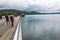 Solina, Poland -18 July 2016: The dam on the San River in Poland