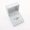 Solitaire diamond white gold engagement ring