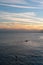 Solitary Canoer at sunset