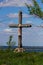 Solitary cross on hill top