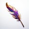 Solitary Quill: Delicate Work of Art