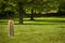 Solitary tombstome in Cemetary