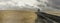 Solitary tree behind asphalt road and agriculture field with dramatic cloudy sky