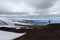 Solitude landscape in Iceland mountains.