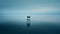 Solitude In Vastness: A Minimalistic Macro Photography Of A Chair In The Ocean