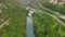 Solkan Bridge over the Soca River near Nova Gorica in western Slovenia