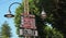 Soller, Mallorca, Spain. Group of welcome signs in Soller in different languages