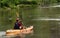 Solo kayaking on Buffalo Bayou