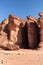 At the Solomon`s Pillars from Timna National Park, Israel