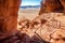 The Solomons Pillars in Timna Park, Israel