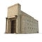 Solomons Temple on white. 3D illustration