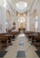 Solothurn, SO / Switzerland - 2 June 2019: interior view of the historic St. Ursen cathedral in the city of Solothurn in