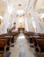 Solothurn, SO / Switzerland - 2 June 2019: interior view of the historic St. Ursen cathedral in the city of Solothurn in