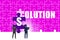 Solution concept with businessman solving jigsaw puzzle