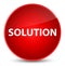Solution elegant red round button