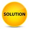 Solution elegant yellow round button