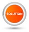 Solution prime orange round button