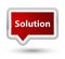 Solution prime red banner button