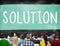 Solution Solving Problem Resolve Strategy Concept