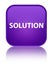 Solution special purple square button