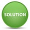 Solution special soft green round button