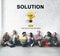 Solution Strategy Light Bulb Graphics Concept