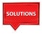 Solutions misty rose pink banner button