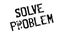 Solve Problem rubber stamp