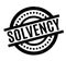 Solvency rubber stamp