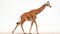 Somali Giraffe, commonly known as Reticulated Giraffe. AI Generative