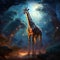 Somali Giraffe  Made With Generative AI illustration