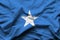 Somalia realistic flag illustration.