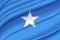 Somalia waving flag illustration.