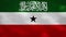 Somaliland dense flag fabric wavers, background loop