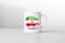 Somaliland flag on white coffee mug.